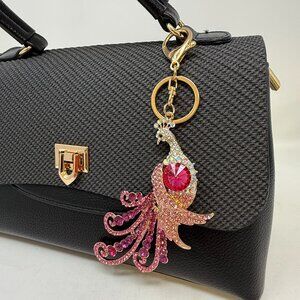 🎁Holiday Special! Peacock Handbag Charm